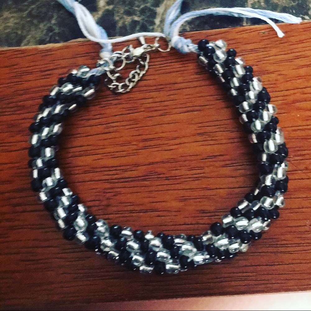 Hand beaded bracelet